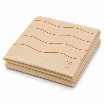 Signature Wave Towel in Sand