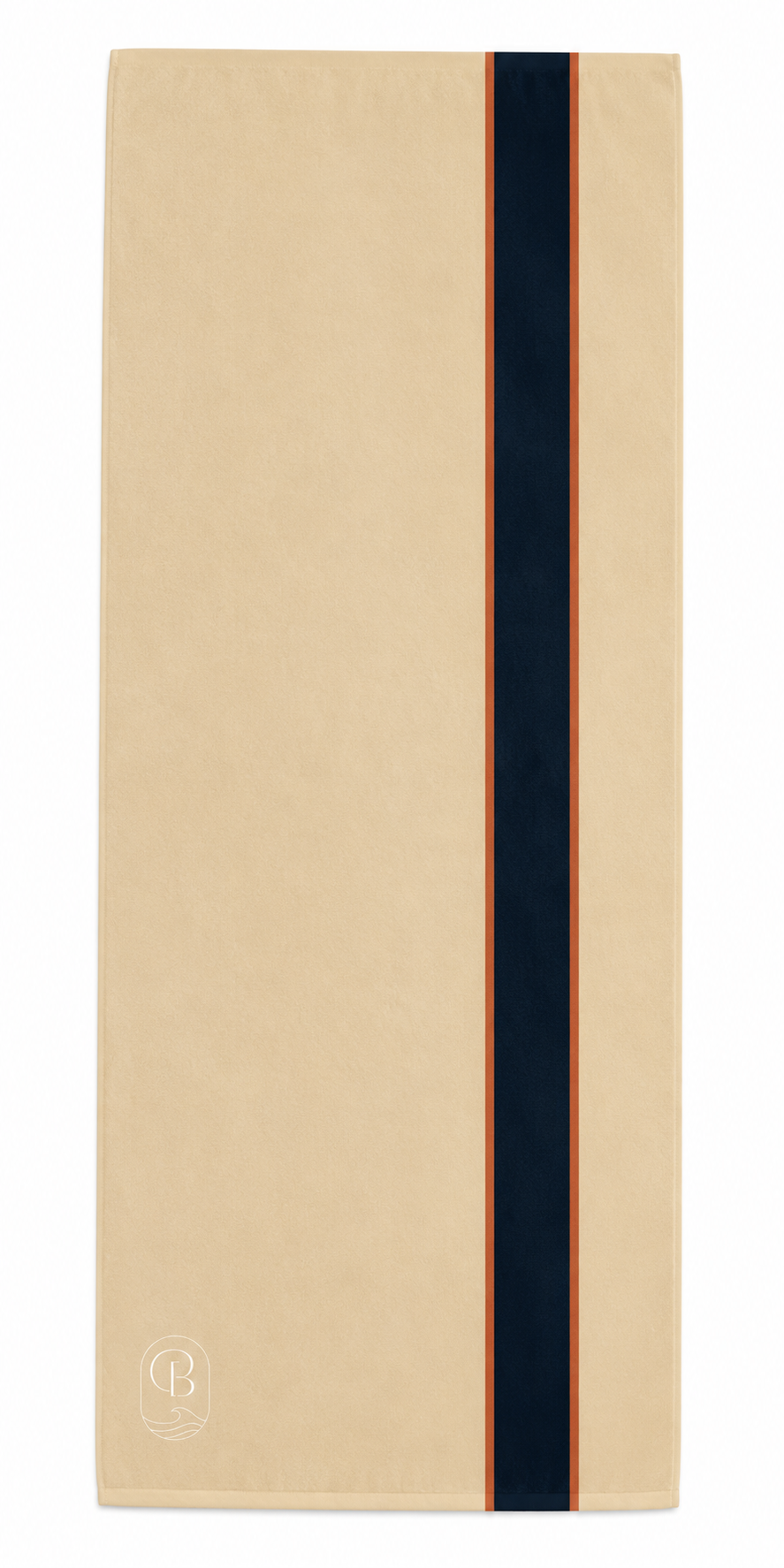 Coastal Stripe Towel in Sand